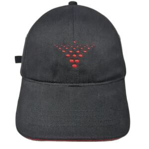 Headshot Baseball Cap Black One Size Red Valencia Logo Hat Slideback Embroidery